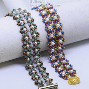 Beading Tutorial - Gracelyn - Bracelet Pattern - PDF - Instant Download ...