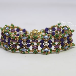 Bracelet Pattern - Rufelia - Beading Tutorials - PDF