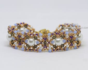 Bracelet Tutorials - Iridia - Beading Pattern - PDF