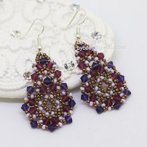 Earrings Pattern Lilith Beading Tutorial PDF image 8