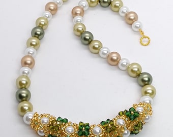 Lachesis Necklace Beading Tutorial: Tubular Netting Pattern (PDF Download)
