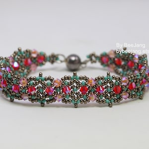 Beading Tutorial - Ifana - Bracelet Pattern - Digital Download - PDF