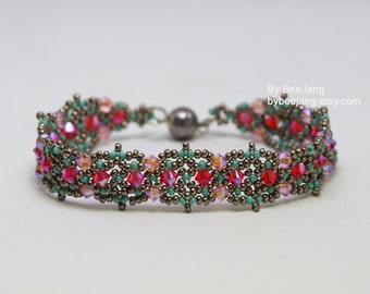 Kralentutorial - Ifana - armbandpatroon - digitale download - pdf