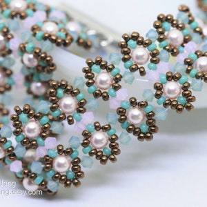 Beading Tutorial - Gracelyn - Bracelet Pattern - PDF - Instant Download ...