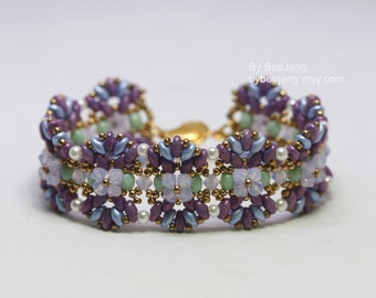 Beading Tutorials, Annalisa, Bracelet Pattern, PDF