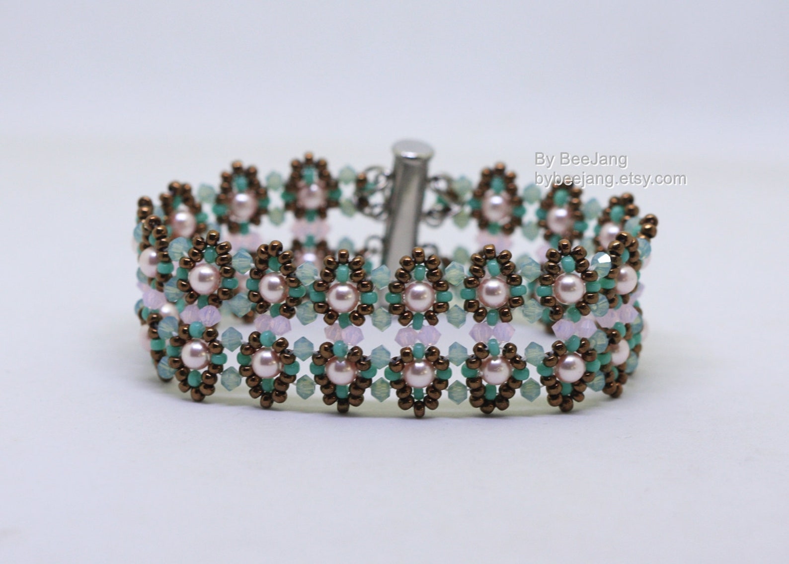 Beading Tutorial - Gracelyn - Bracelet Pattern - PDF - Instant Download ...