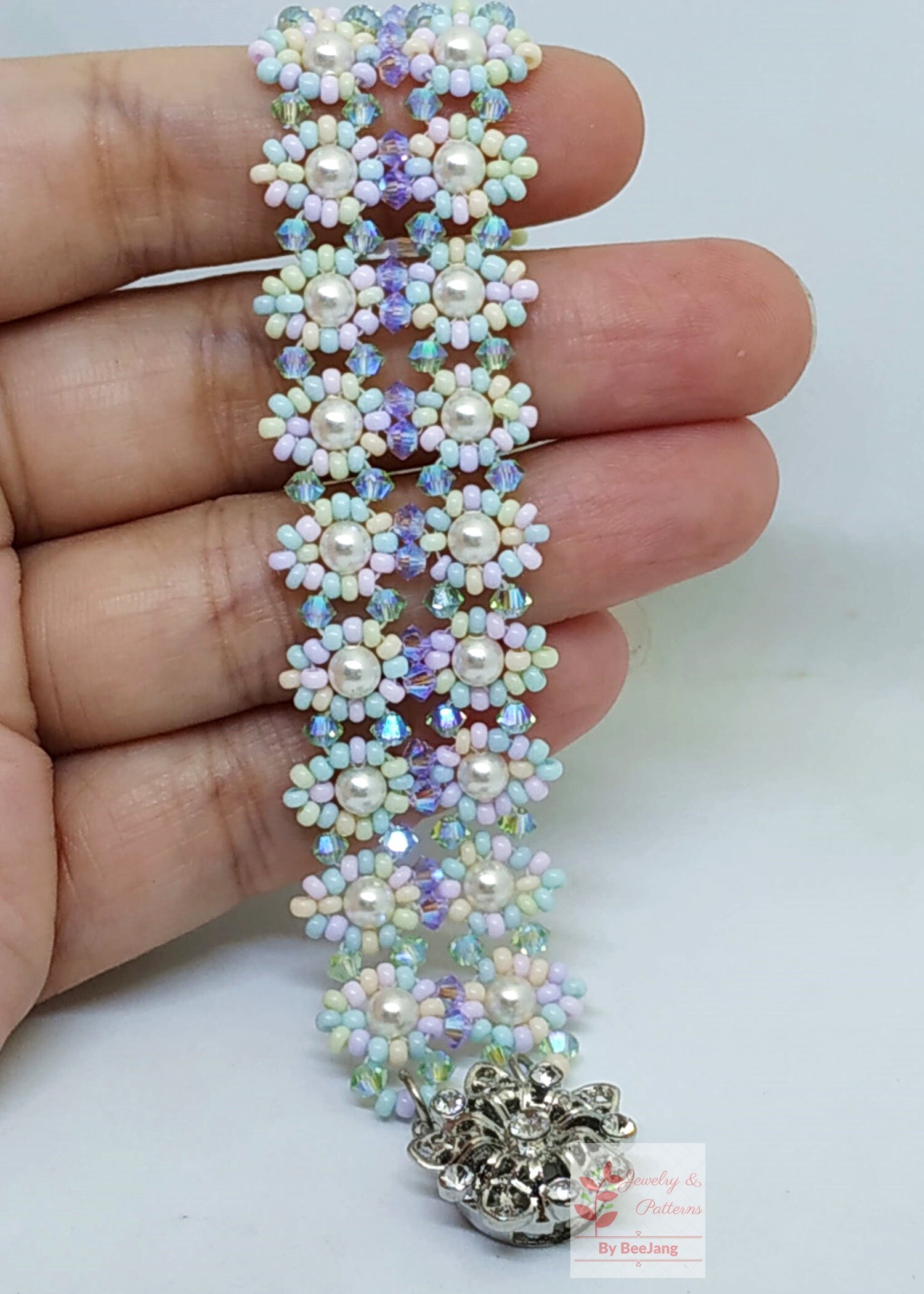Beading Tutorial - Gracelyn - Bracelet Pattern - PDF - Instant Download ...