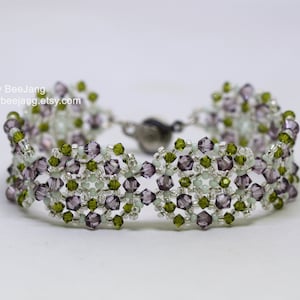 Bracelet Tutorials - Leslia - Beading Pattern - Digital Download - PDF