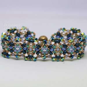 Beading Tutorial - Avelene - Bracelet Pattern - PDF
