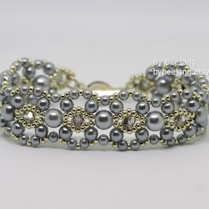 Bracelet Pattern - Pearla - Beading Tutorial - PDF