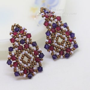 Earrings Pattern Lilith Beading Tutorial PDF image 6