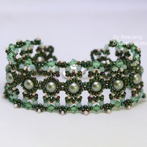 Beading Pattern - Ariana - Bracelet Tutorial - Digital Download - PDF