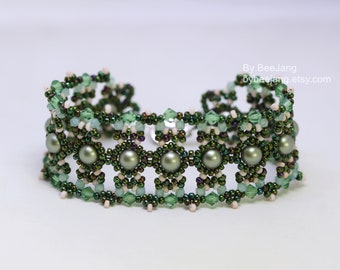 Motif perlé - Ariana - Tutoriel de bracelet - Téléchargement numérique - PDF