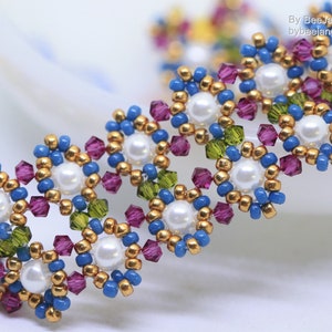 Beading Tutorial - Gracelyn - Bracelet Pattern - PDF - Instant Download ...