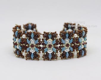 Bracelet Tutorial - Aulea - Beading Pattern - Digital Download