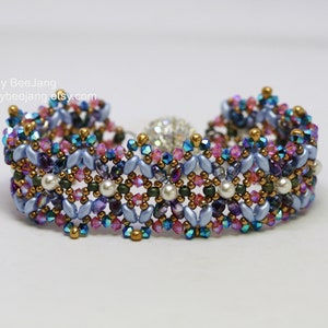 Bracelet Pattern, Rinna, Beading Tutorials, Digital Download, PDF image 2