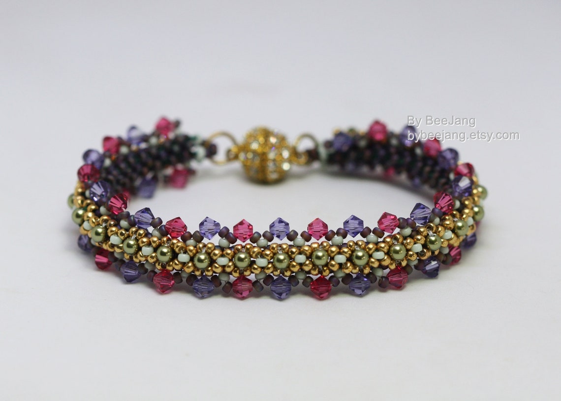 Beading Patterns, Marya Bracelet, Beading Tutorials, Beadweaving ...