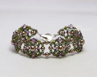 Merla Armband Muster: Perlenanleitung (PDF Digital Download)