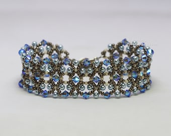 Perlenmuster - Layla Armband - Armband Anleitungen - Digital Download - PDF