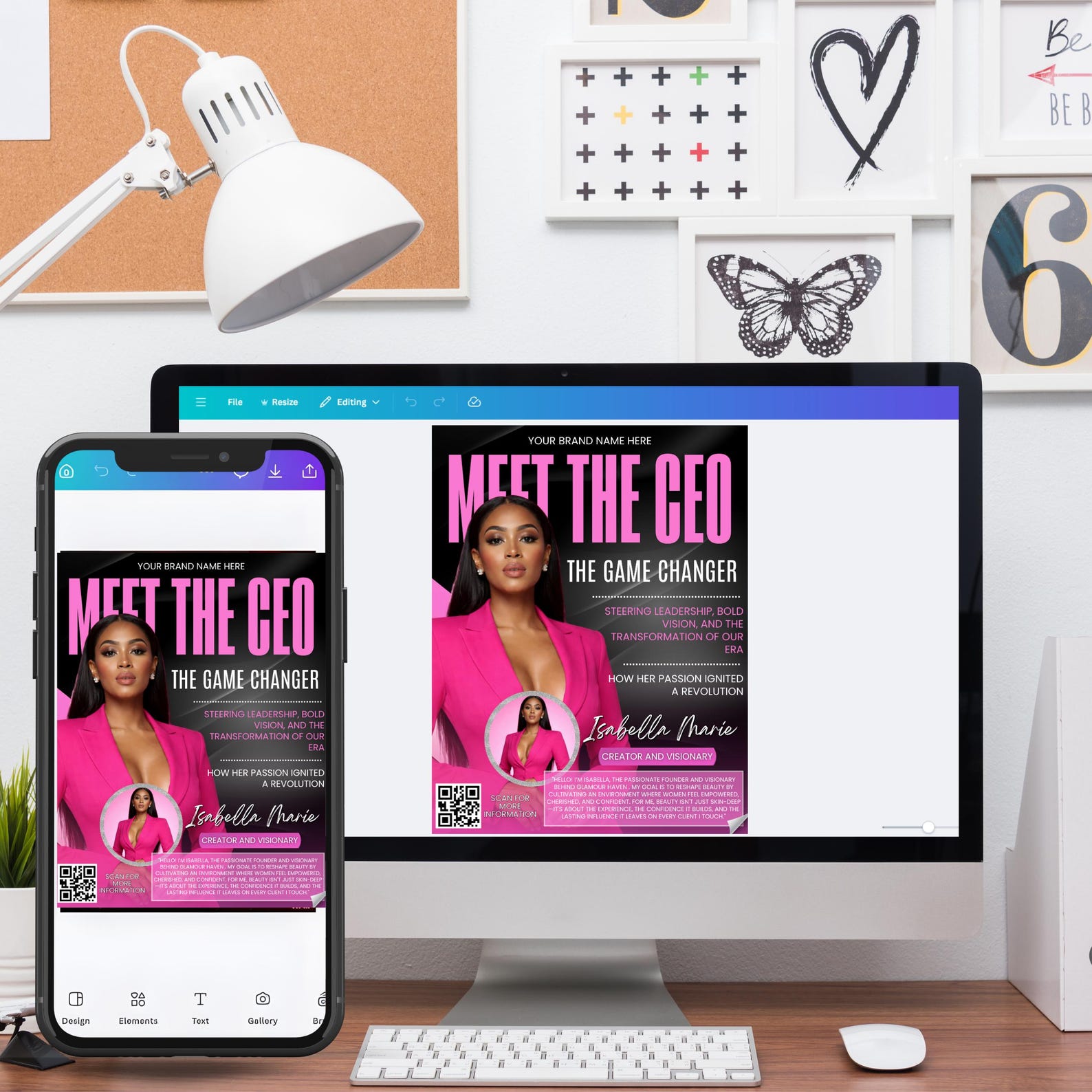 Meet the CEO Flyer, CEO Introduction Flyer, Business Leadership Flyer ...