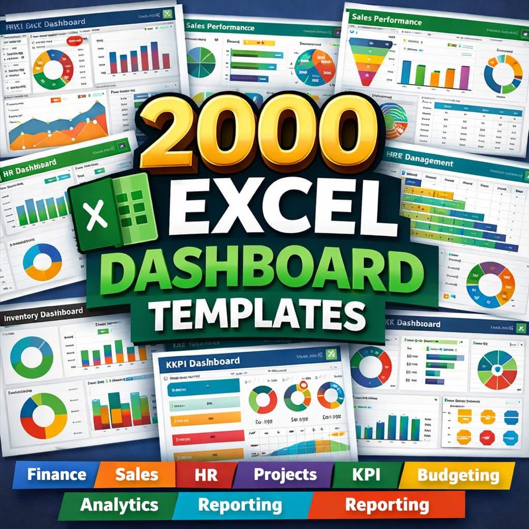 2000+ Professional Excel Templates Bundle All in One Solution for ...