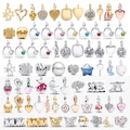 S925 Heart and Love-themed Charm, adorned with birthstone, four-leaf clover, and butterfly charms, suitable for Pandora bracelets. product logo