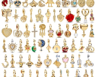 S925 Sterling Silver Bracelet Pendant | Heart, Animal, and Symbolic Pendants | DIY Jewelry Gifts | A Gift for Her, Suitable for Pandora