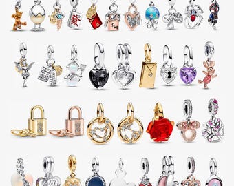 925 sterling silver pendant, twelve constellation pendant beads, suitable for Pandora European bracelet charms.