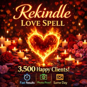 Rekindle Love Spell – Bring Back Lost Love spell, Restore Connection spell, Reignite Passion, Attraction Energy spell , Same-Day Spell Work