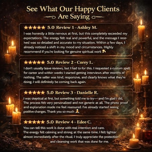 Regret & Apology Spell | Make Them Feel Guilt Fast | Bring Back Their Remorse | Love Spell for Apology Text | Same Day Casting + Photo Proof image 5