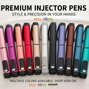 80iu Research Peptide Reusable Pen Device | UK Stock | Multi Colour |