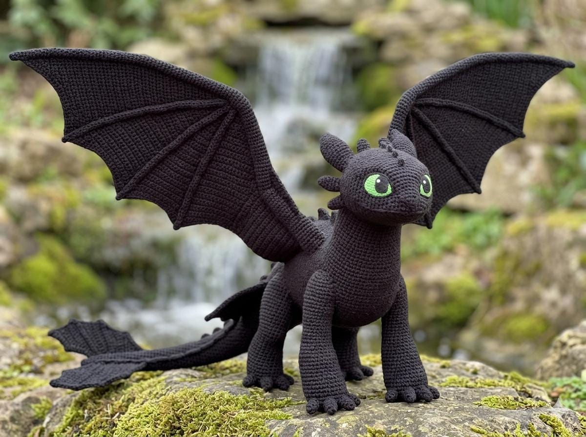 Toothless crochet pattern - Etsy 日本