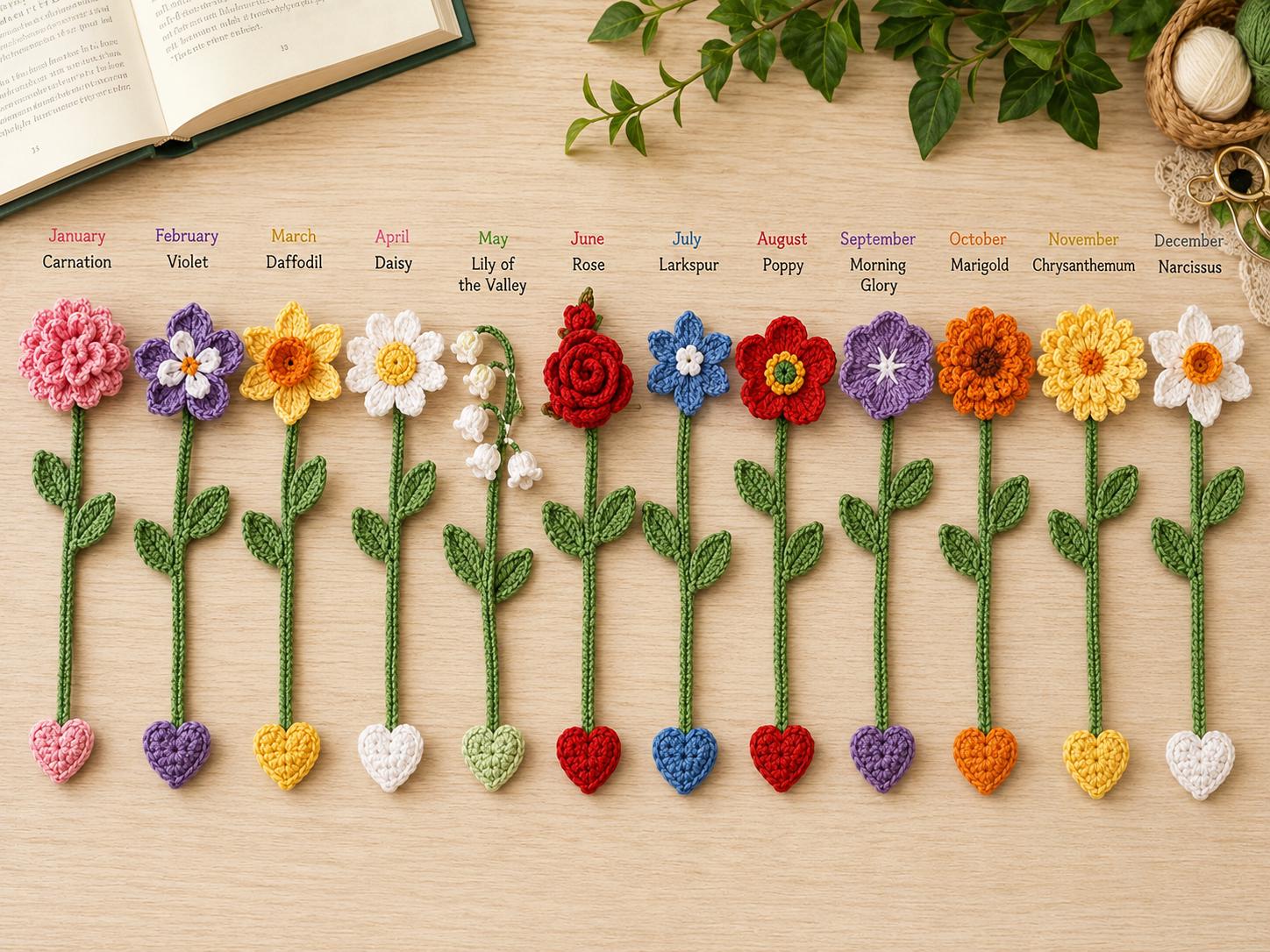 花のかぎ針編みのギフト - Etsy 日本