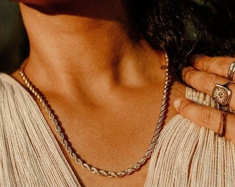 Grandma's Gold Rope Chain Necklace