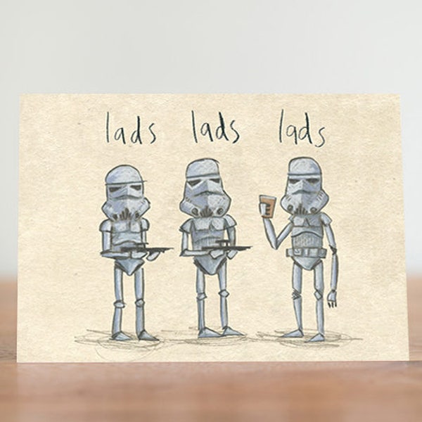 Stars Wars Birthday Card Etsy