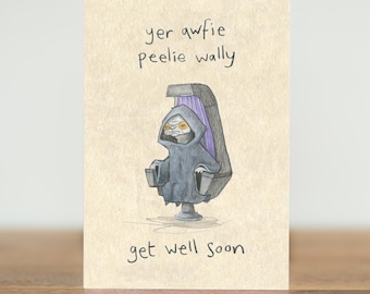 Funny Emperor Palpatine Get Well Card - Sci-Fi Star Wars