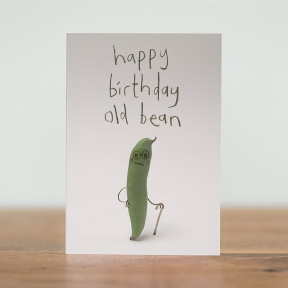 Legumes Fruites Cartes De Vœux Joyeux Anniversaire Vieux Etsy Canada