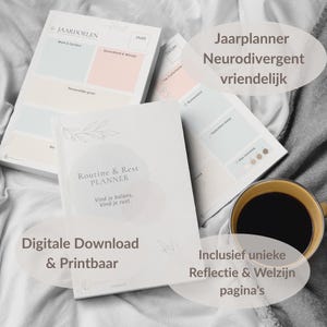 Complete Planner | Neurodivergent vriendelijk | Jaardoelen | Minimalistisch | Overprikkeling | Rust en Overzicht | Rustig | Prikkelarm