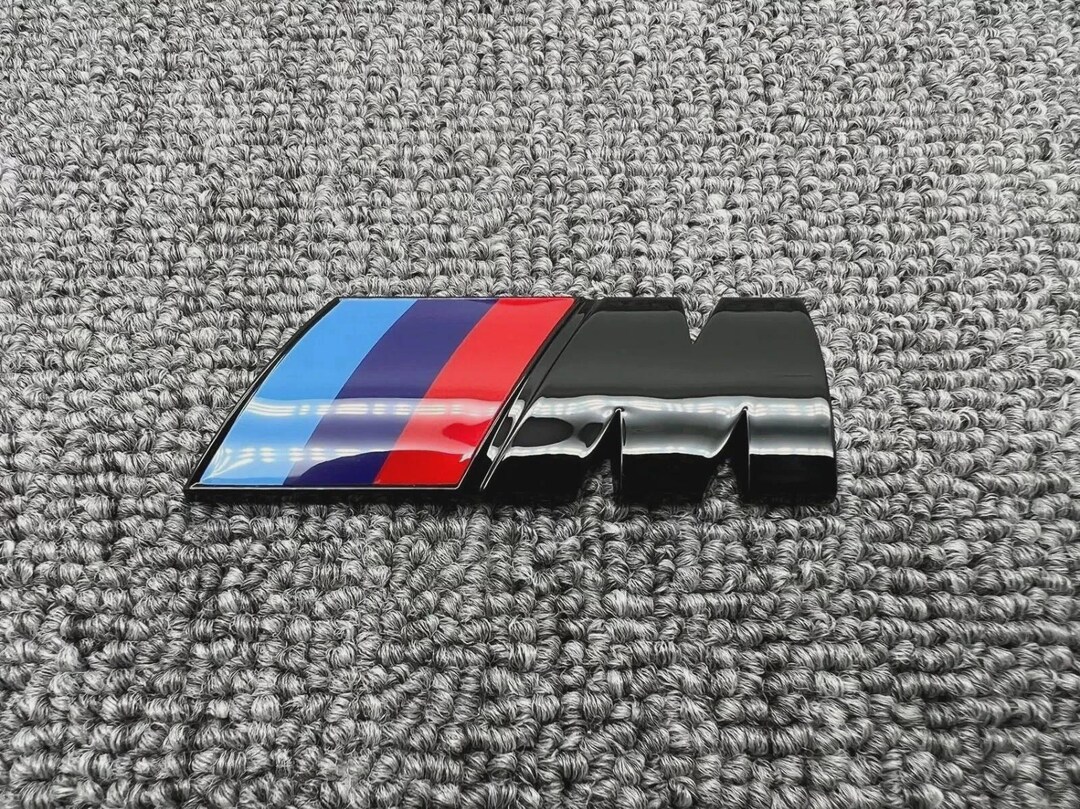 Gloss Black Power XDrive Emblem Badge – Adhesive Nameplate For Side Fender Or Trunk Lid