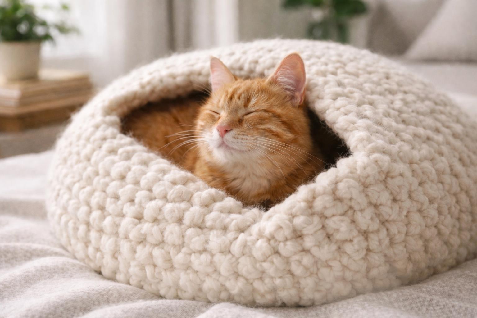 Cozy Crochet Cat House Pattern | Beginner Friendly PDF - Etsy