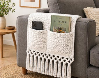 Crochet Sofa Pocket Organizer Pattern