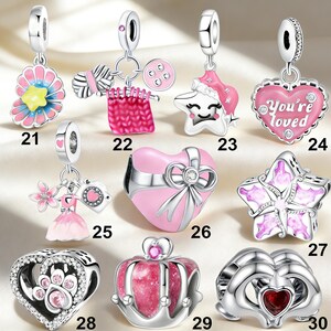 Pandora compatible beads.Pandora jewelry that can be freely combined handmade gifts for friendship and birthdays.Pendants. Gifts for friends image 4