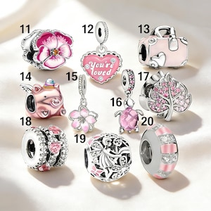 Pandora compatible beads.Pandora jewelry that can be freely combined handmade gifts for friendship and birthdays.Pendants. Gifts for friends image 3