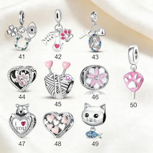 Pandora compatible beads.Pandora jewelry that can be freely combined handmade gifts for friendship and birthdays.Pendants. Gifts for friends image 6