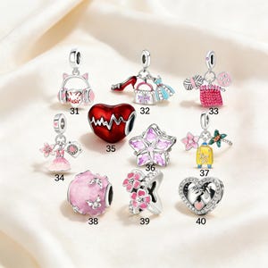 Pandora compatible beads.Pandora jewelry that can be freely combined handmade gifts for friendship and birthdays.Pendants. Gifts for friends image 5