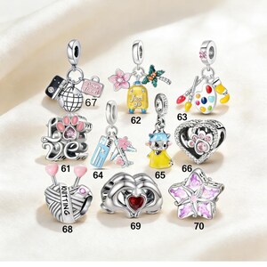Pandora compatible beads.Pandora jewelry that can be freely combined handmade gifts for friendship and birthdays.Pendants. Gifts for friends image 8