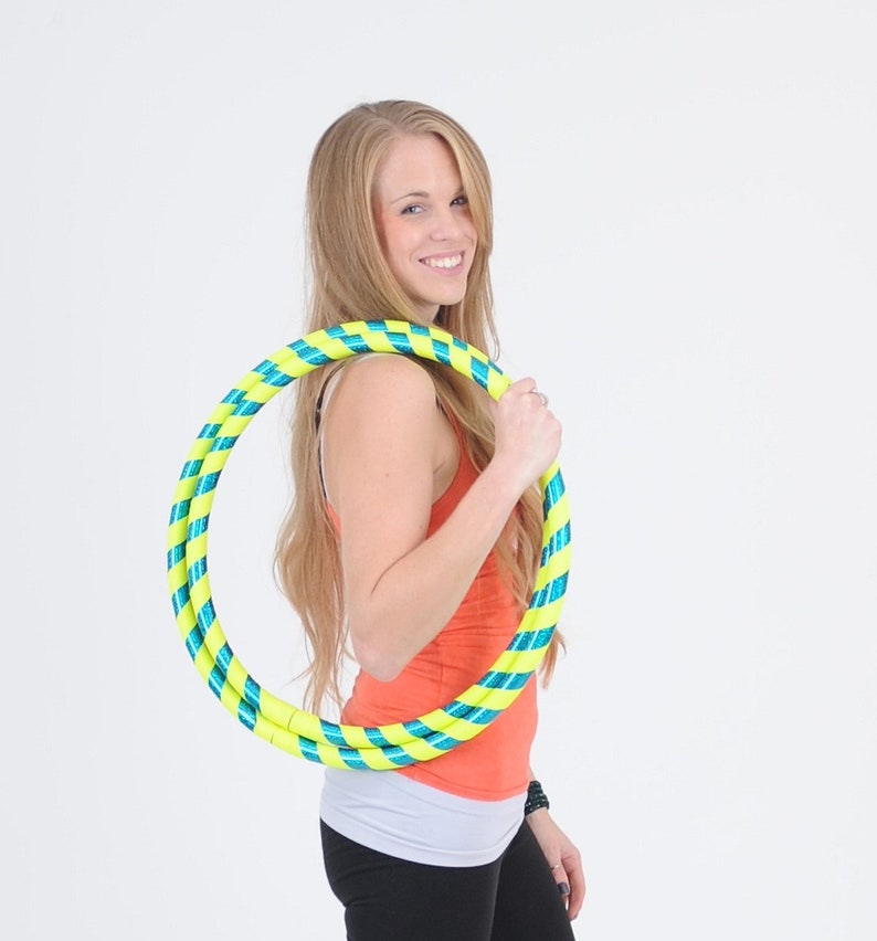STANDARD 1.5 Pound Beginner Collapsible Hula Hoop Beginner Adult Dance or Fitness You Choose the Colors and Size image 5