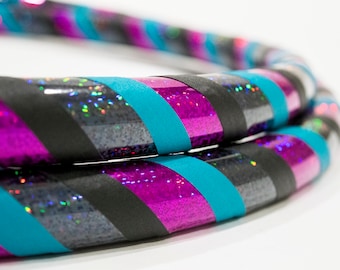 NEW Jewel Sparkle Collapsible Hula Hoop / Made to Order / Unique Gift / Custom / Any Size or Tubing / Travel