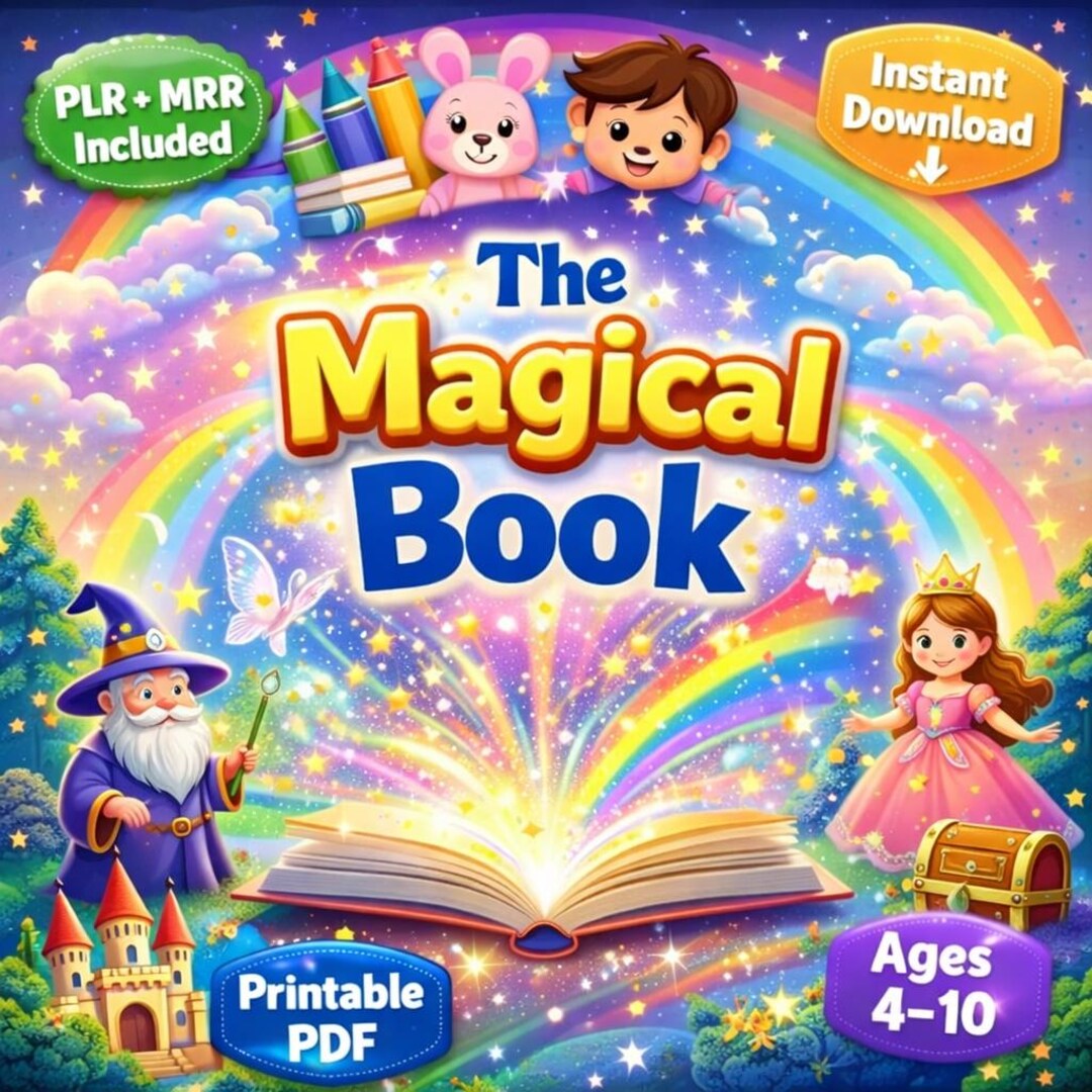 Magical Story Book for Kids Printable: Bedtime Fairy Tales (ages 4-10 ...