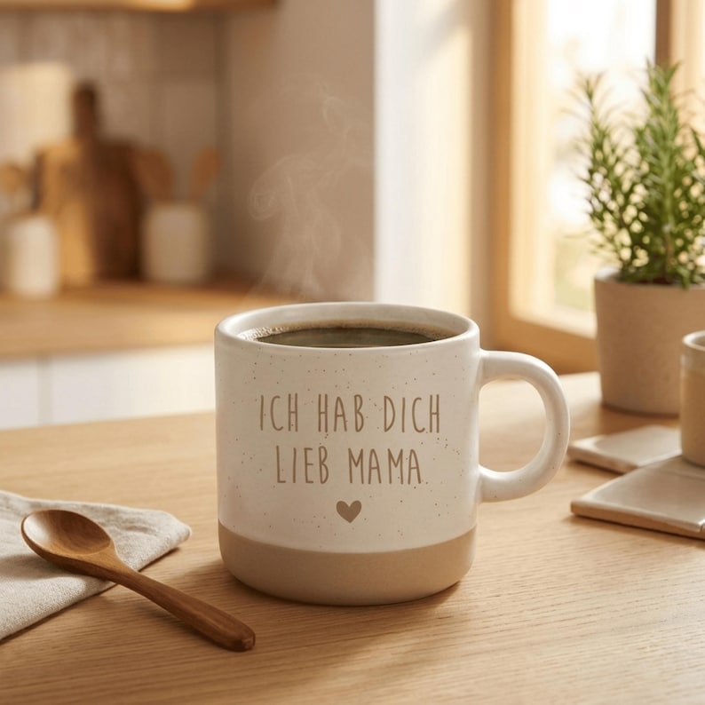 Cadeaumok voor mama – Ik hou van je mama – Moederdagcadeau – Cadeau voor mama – Keramische koffiemok voor mama, Moederdagmok afbeelding 6
